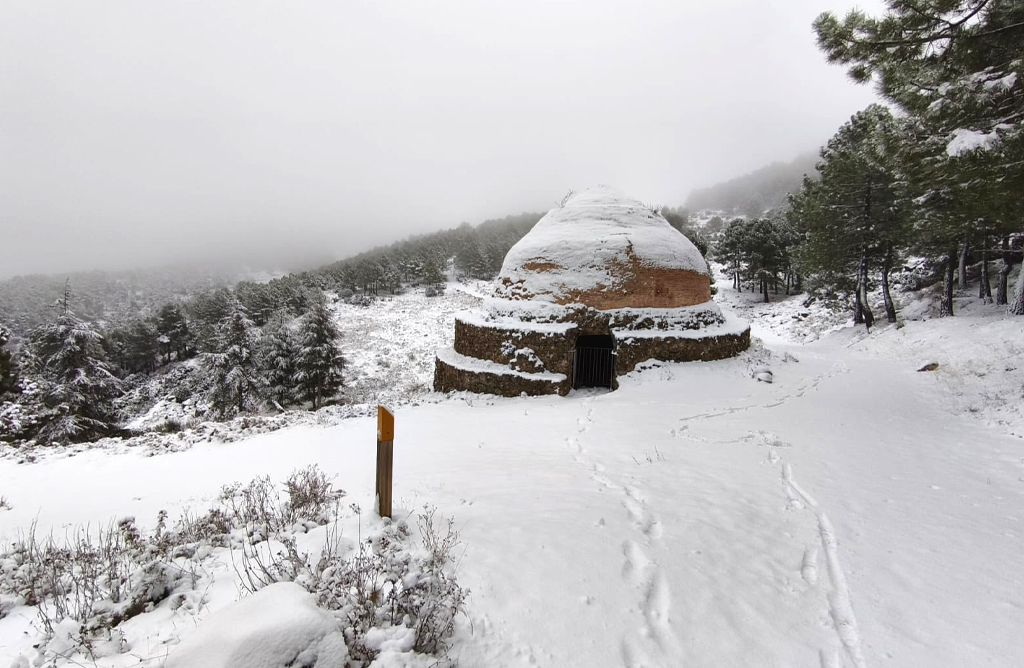La nieve llega a Sierra Espu�a